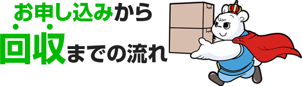 お申し込みから回収までの流れ