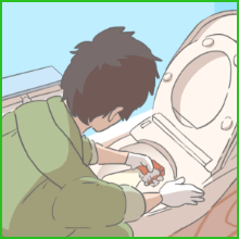 トイレクリーニングのイメージ
